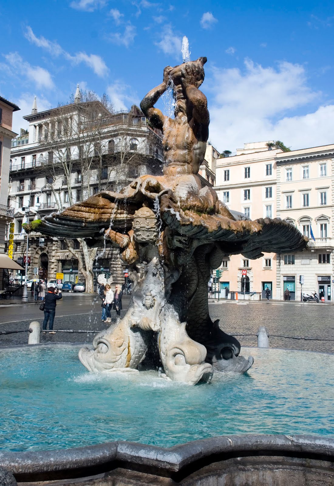 Piazza Barberini Fontana Del tritone